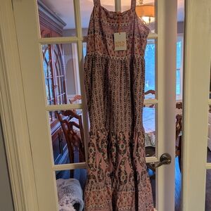 Knox Rose Pink Paisley Maxi Dress